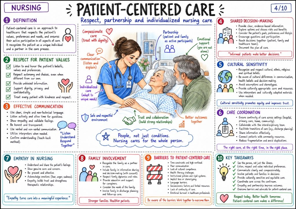 Patient-Centered Care: Individualized Nursing Care & Communication