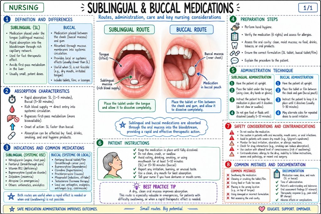 Sublingual & Buccal Medication Administration