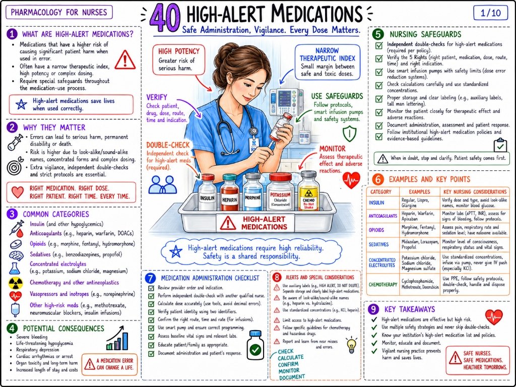 High-Alert Medications & Nursing Safeguards